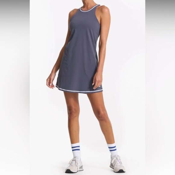 Vuori Volley Performance Dress Azure Blue Grey Color Women’s Size Small - Picture 1 of 3